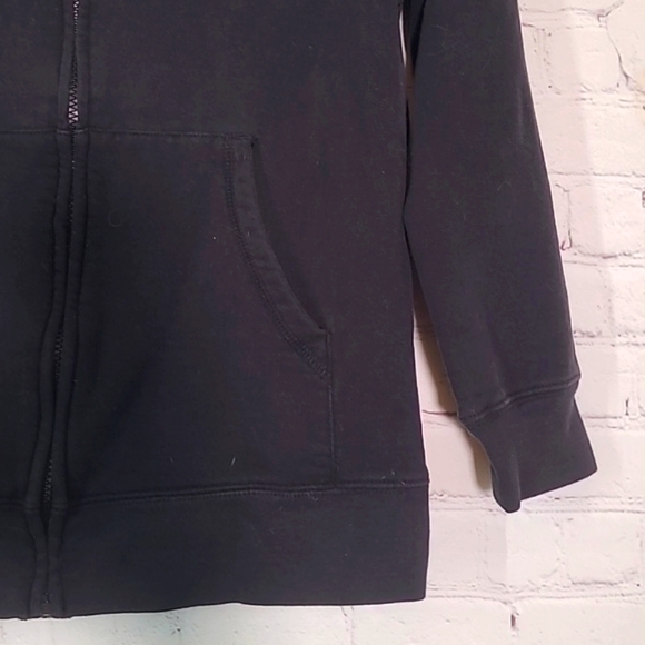 The North Face Glow in The Dark Logo Galaxy Hoodie Sweatshirt Black Youth Sz L - Picture 9 of 17